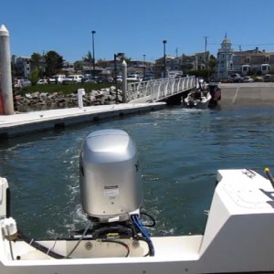 Media 'Leaving Santa Cruz Harbor Ramp' in album 'Greenie (Sienna) Launching Sea-Cruz'
