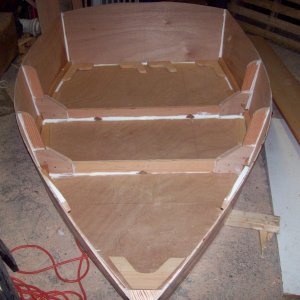 Bottom added and forward seat risers installed.