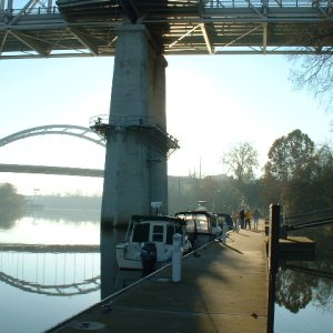 Nashville dock. Downtown is very nice.