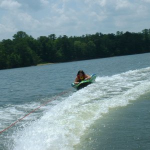 Tubing on Lake Martin