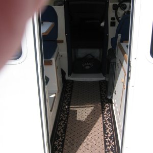 Lowe's carpet - perfect fit - no trimming necessary