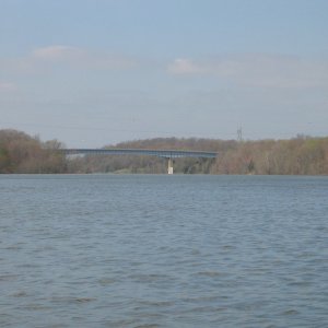 Barkley Canal and bridge connecting Grand Rivers and Land Between the Lakes