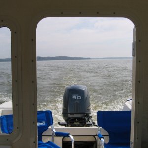 View to the stern
