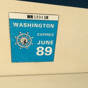 Putting on the new decals