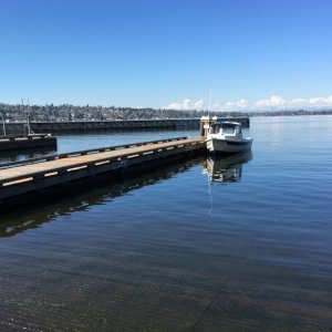 Had to move over to the launch ramp due to the construction