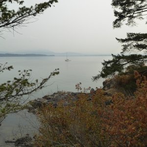 Looking northwest