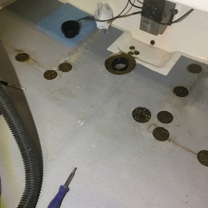 A whole buncha holes filled.
