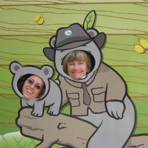 Cathy and Kim at Mt Seoraksan in S korea