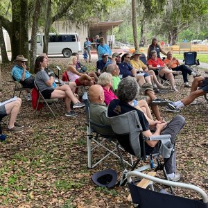 John giving seminar on trailerable boats on the Great Loop.