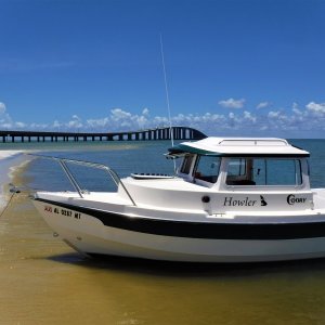 Dauphin Island bridge at little Pass Margaret