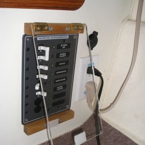 Hinged plexiglass breaker panel protector cover