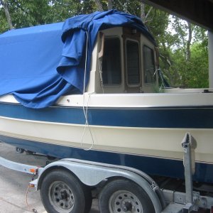 Aft of line after Poli Glow application