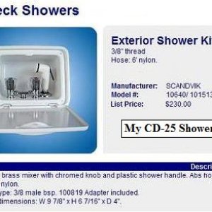 Sandvik shower