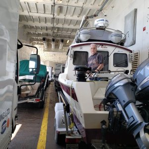 On the ferry, bound for Telegraph Cove