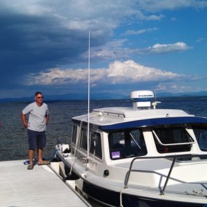 2.) Left truck and trailer here at the public boat launch for 2 weeks.