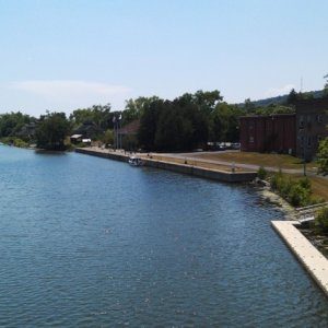 26.) Whitehall public wall - only boat there. Now has free power and water.