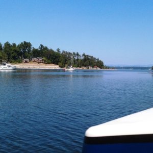 32.) Cole Bay anchorage looking towards Camp Dudley