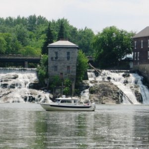 40.) Vergennes waterfalls