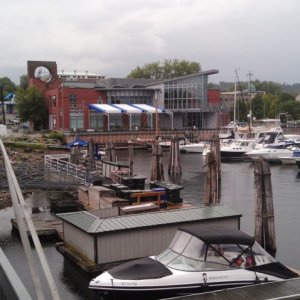 42.) View of Burlington from Boathouse