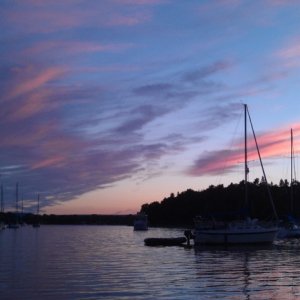 54.) Sunset at Bluff Point
