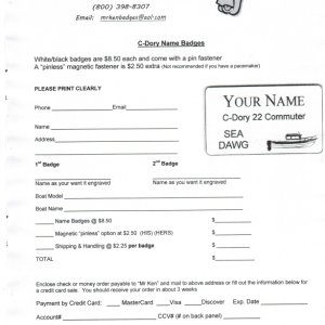 order form