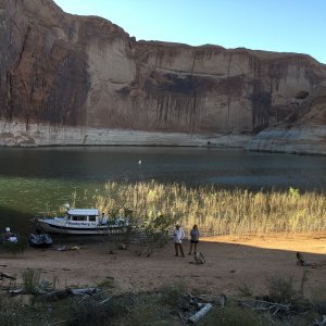 this is the campsite on the island under the pinnacle which was our 2nd campsite.