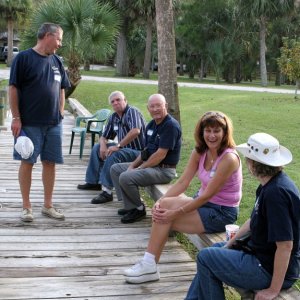 Captains and Admirals on the rail
