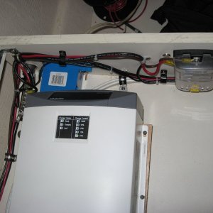 Charger and fuse block.