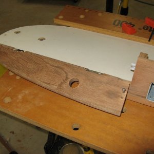 Shelf hinges.