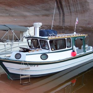 I belive this was a homemade boat that joined us in Oak Canyon Sunday morning 9/25/11