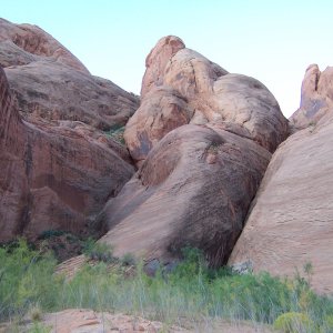 Oak Canyon near where we beached