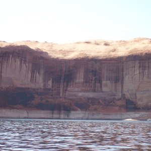 Escalante River Arm just before the restored ruins