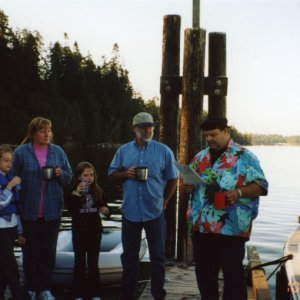 Media '(Ruth & Joe) Christening of the TyBoo' in album '(Pat Anderson) Fred and Brock Provided Saturday Breakfast for All - Bill Made the Lattes!'