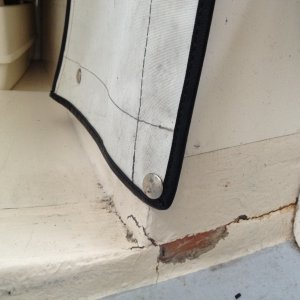 Media 'inside into v berth' in album 'hull damage starboard'