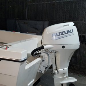 New 50 HP Suzuki And Stern Saver