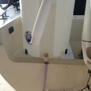 14 Gallon Bait Tank Setup.  Custom Platform