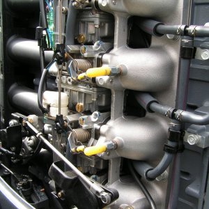 With vacuum fittings in place