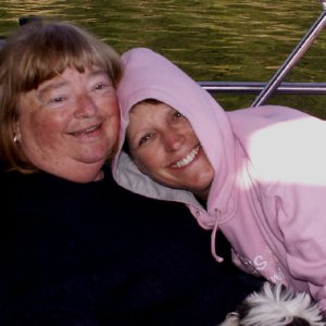 Patty and Toni at Chuckanut Bay 5-24-09