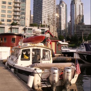 C-Cakes in Slip at Coal Harbor - Another Angle.Sized