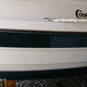 Can you see the wax line and the dull side ?