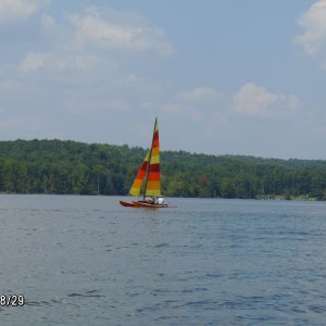 Pretty Sail on sail boat.