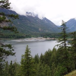 Media 'Overlookingthe head of Lake Chelan at Stehekin' in album 'Melle Lee at dock at Poulsbo'