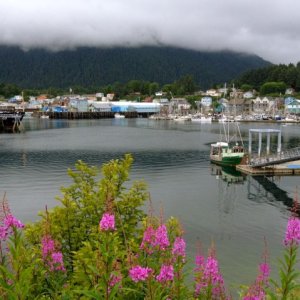 Low clouds over Sitka.