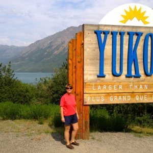 Never thought we\'d be in the Yukon Territory on this trip!  Nice surprise!