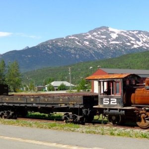 First train used in Alaska