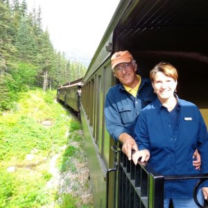 Warm, perfect weather for a train ride