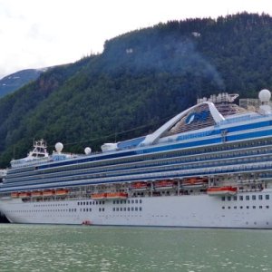 Pulling into Skagway
