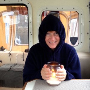 Luckily its warmer now.  In fact, its almost hot in Petersburg, AK.  The locals are loving it! (And so is Mary!)