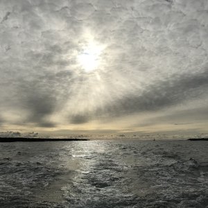 Cold Winter Sun, Newport