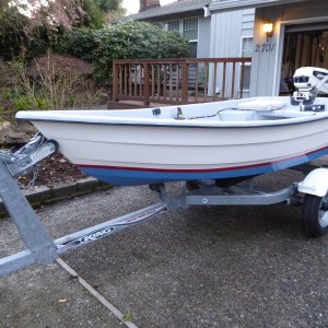 1995 C-Dory 10 foot Row Boat with 1989 6 hp Johnson